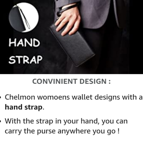 Womens Wallet Genuine Leather RFID Blockin… - Picture 8 of 9